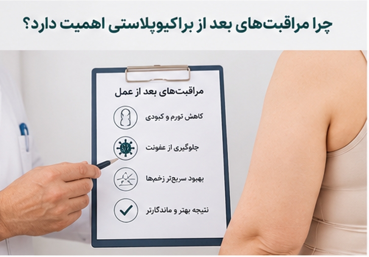 چرا مراقبتهای بعد از براکیوپلاستی اهمیت دارد؟
